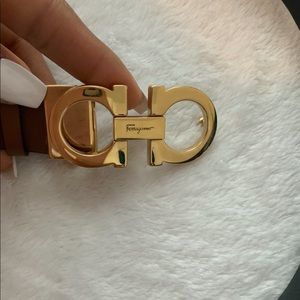 Brown/Black Reversal Faragamo Belt